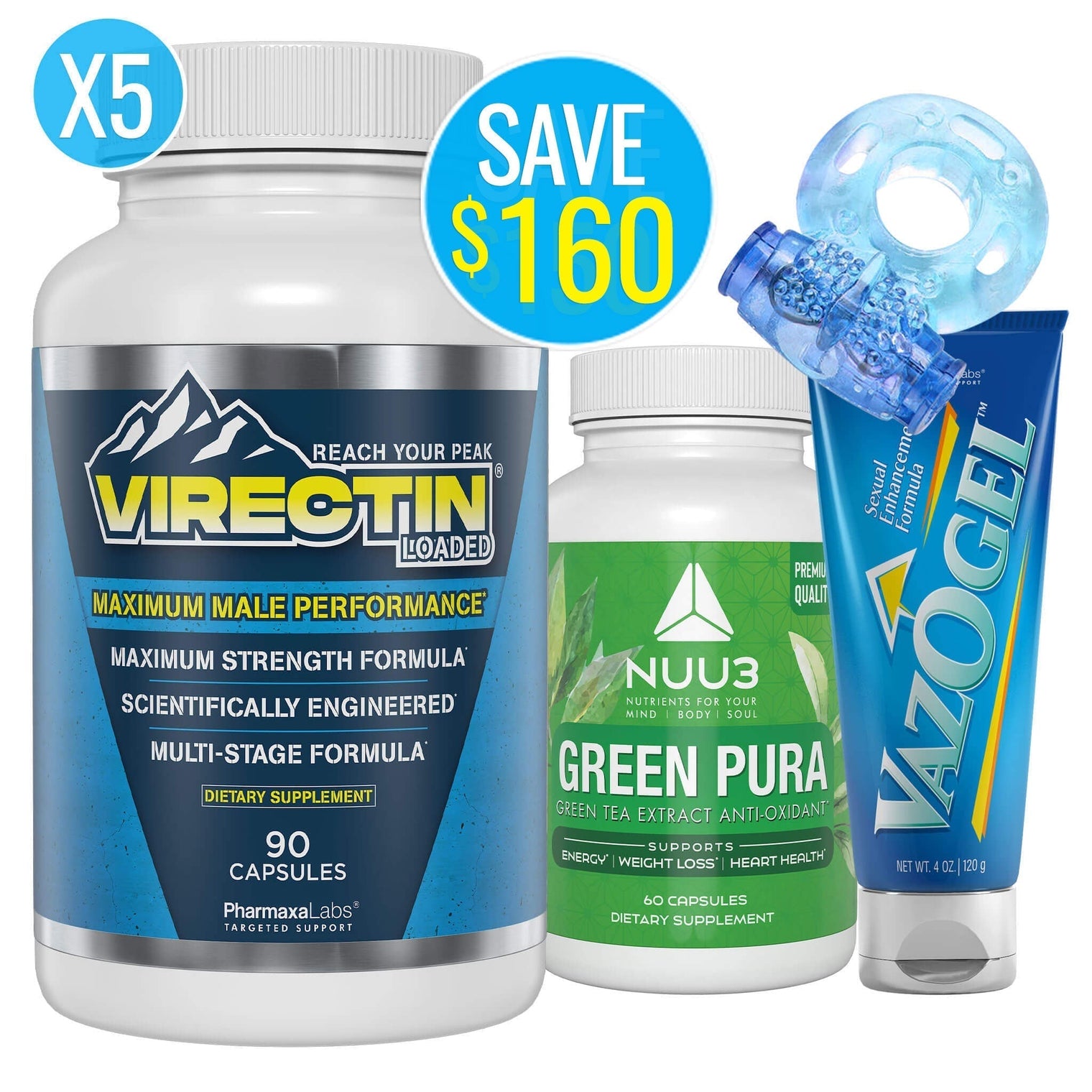 Virectin 5 Bottles - Virectin