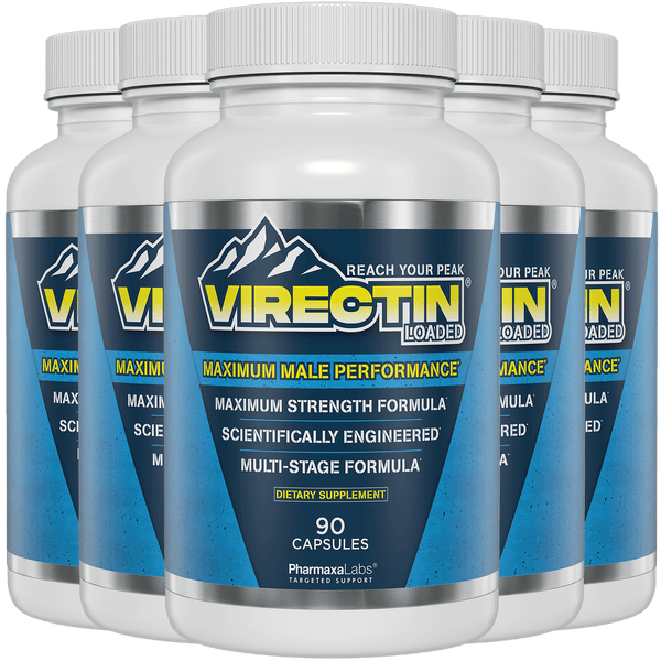 SPECIAL DISCOUNTED - 5 Bottle pack @ 42/Bottle - Virectin