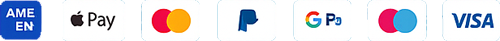 Logos of various payment methods